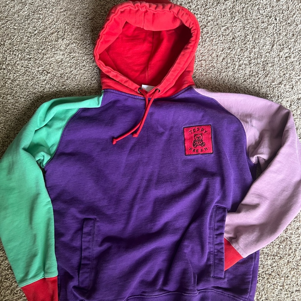 Teddy Fresh Color Block Hoodie - Hooded Sweatshirt
